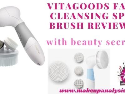 Vitagoods face cleansing spin brush reviews with beauty secrets